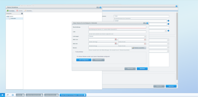 Shopware Backend