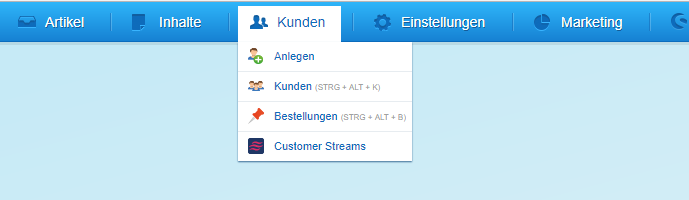Shopware Backend Kunden verwalten